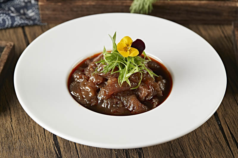 红油凉拌老醋蛰头图片