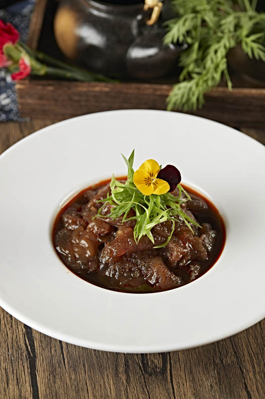 红油凉拌老醋蛰头图片