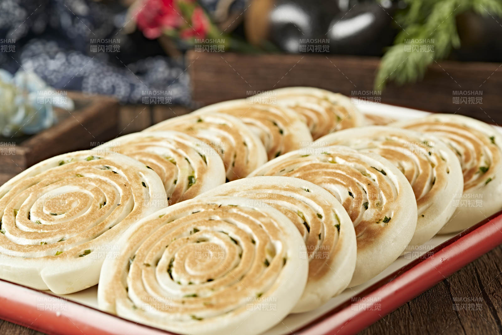 传统葱花饼葱油饼图片