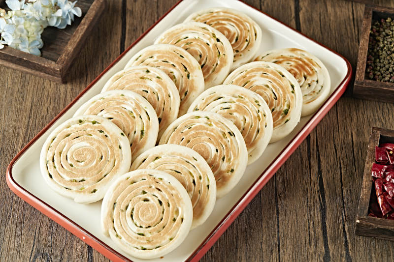传统葱花饼葱油饼图片