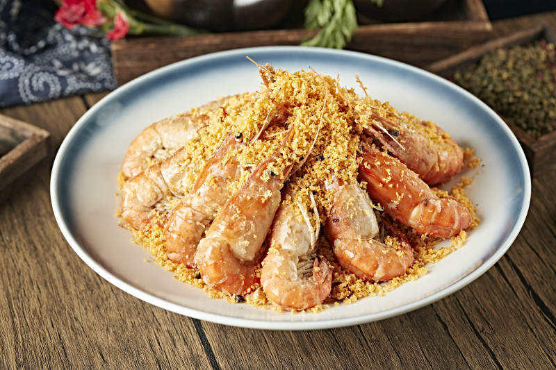 避风塘香炸罗氏虾图片