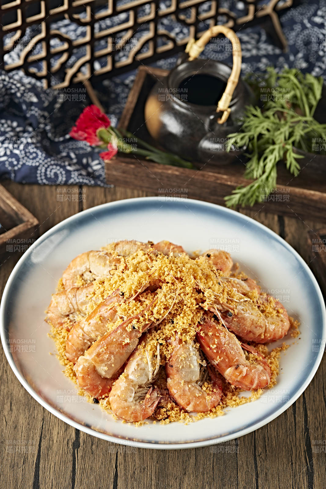 避风塘香炸罗氏虾图片