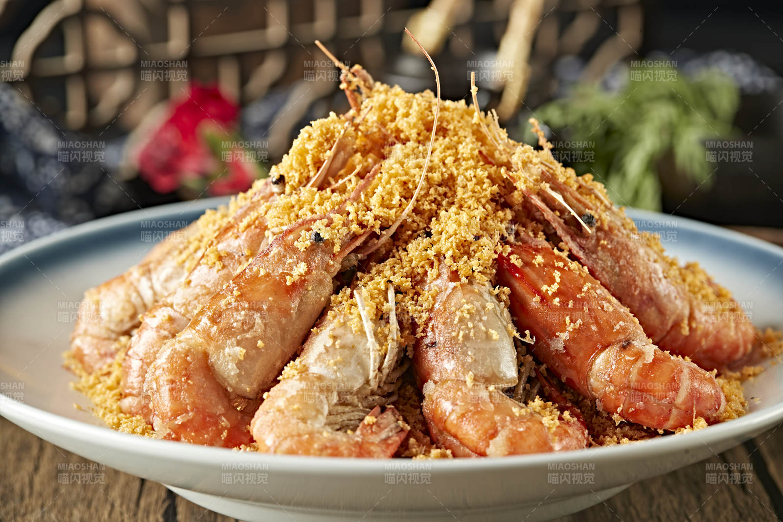 避风塘香炸罗氏虾图片