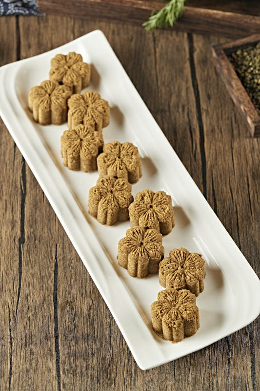 杂粮桃花酥图片