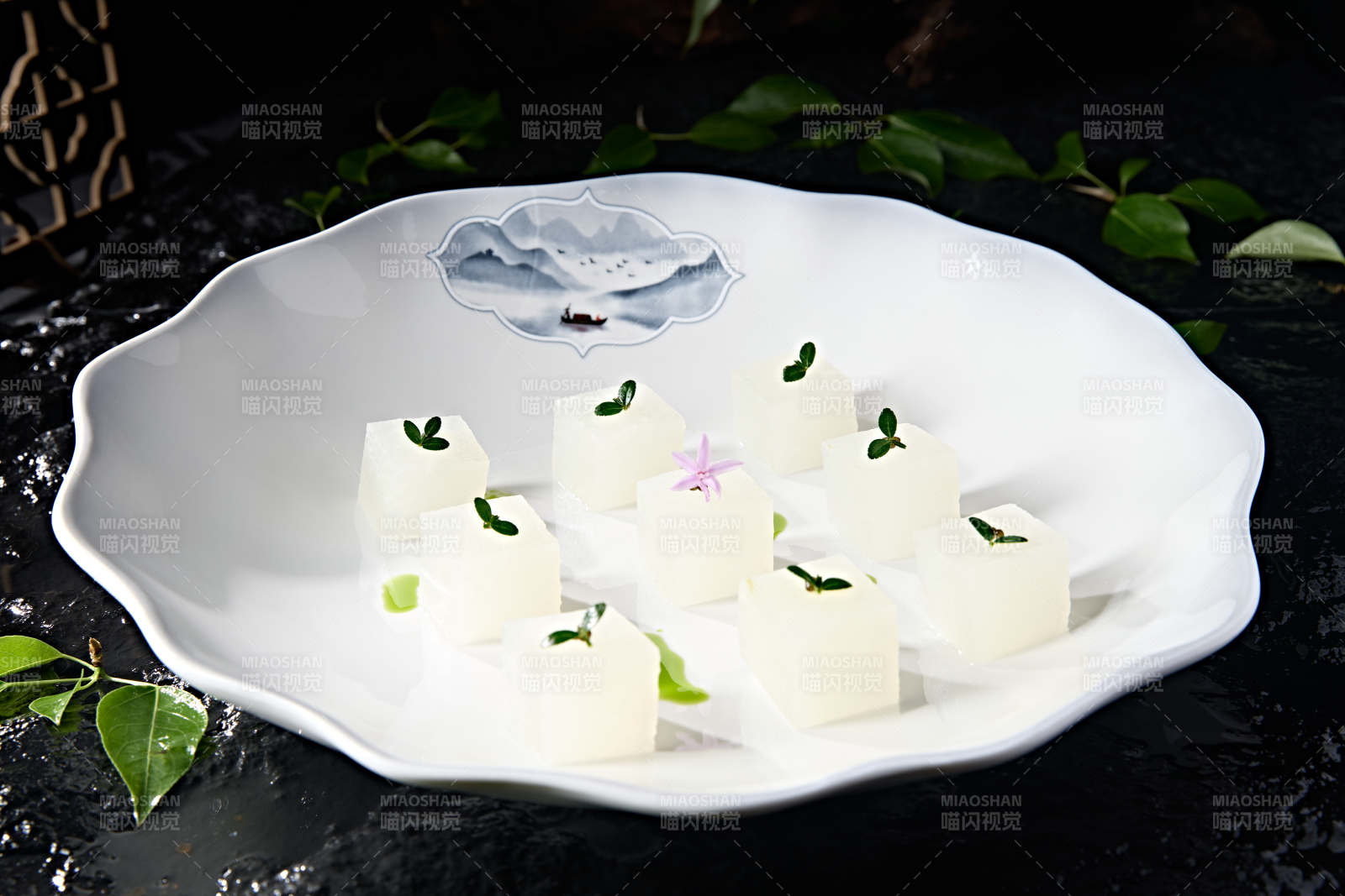 水晶蜜糖腌渍冬瓜块图片