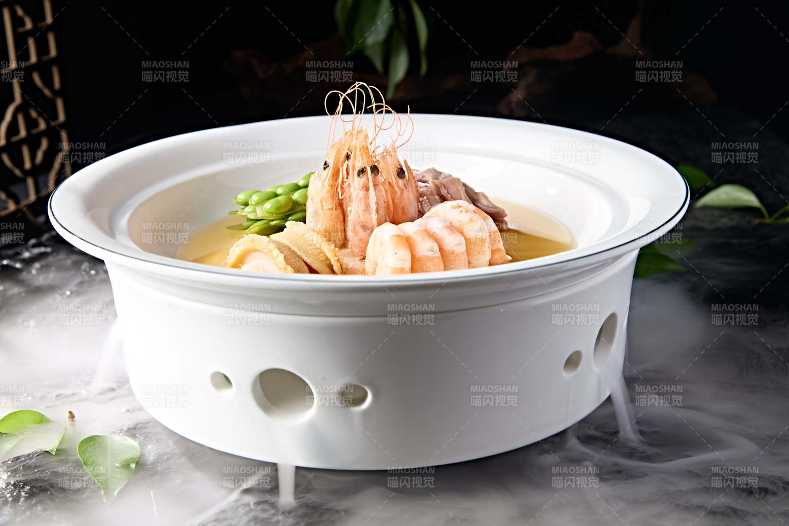 精美小菜捞汁海鲜汇图片