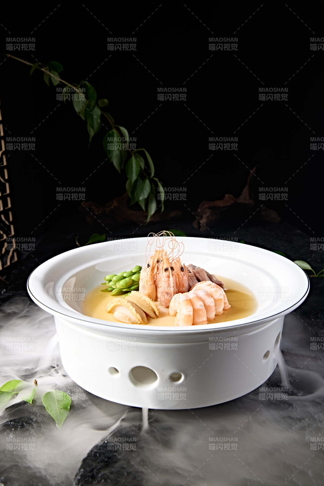 精美小菜捞汁海鲜汇图片