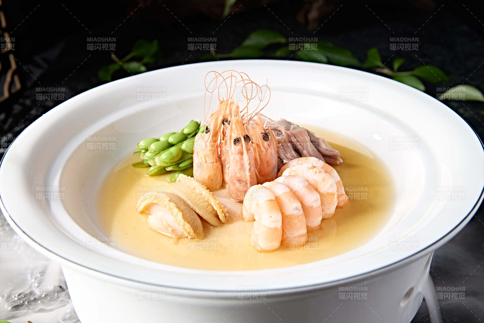 精美小菜捞汁海鲜汇图片