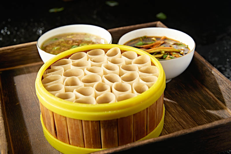 美味健康的莜面窝窝图片