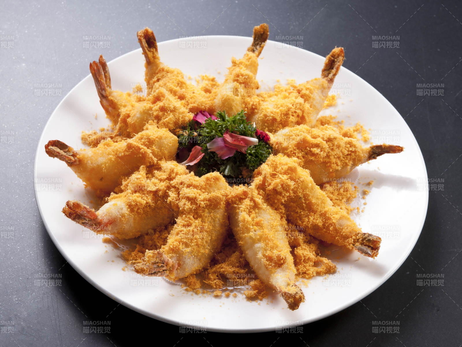 金丝水果大虾图片