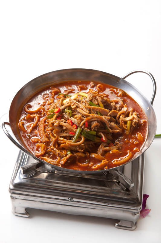 香辣酸汤猪肚丝图片