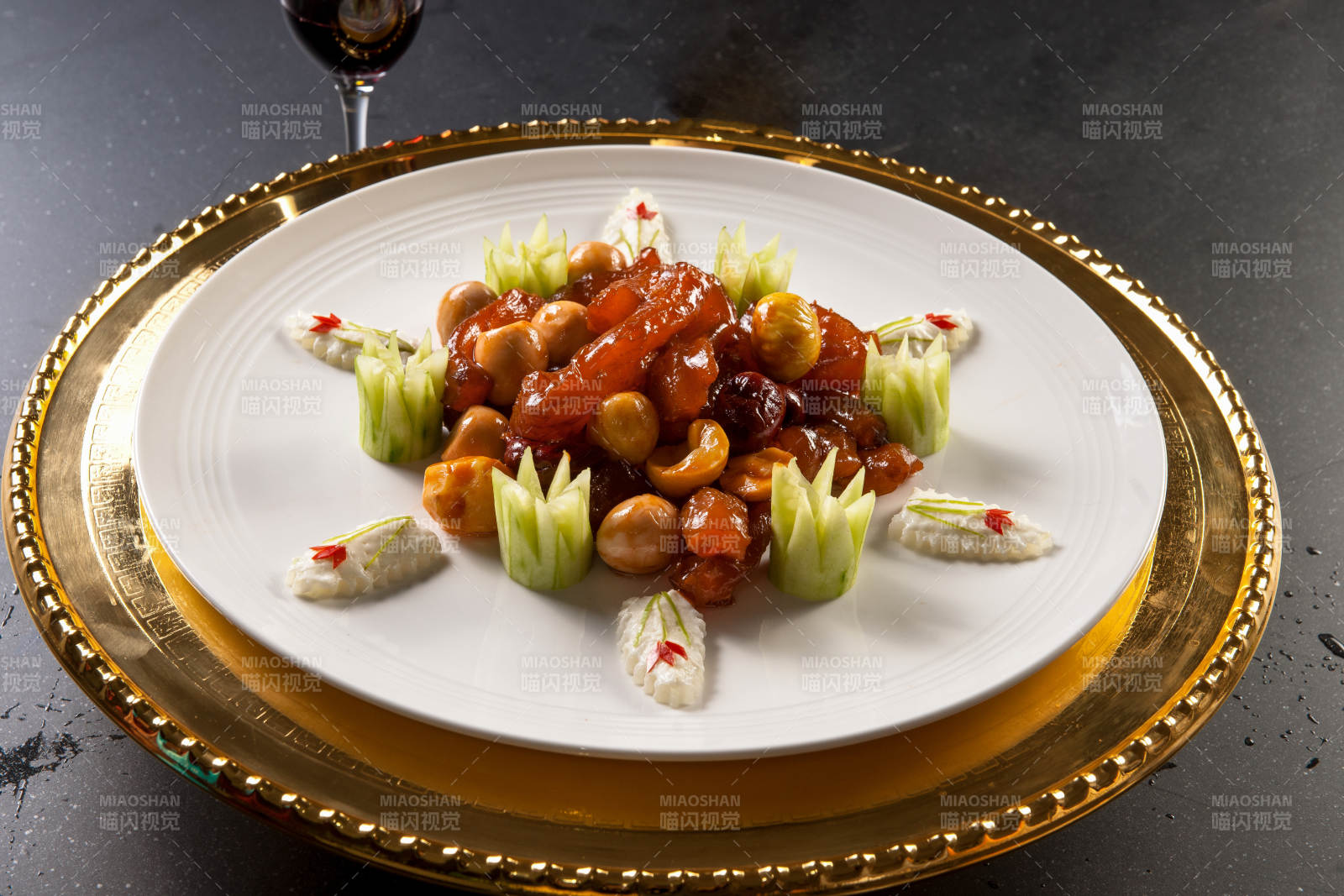 板栗烧蹄筋图片