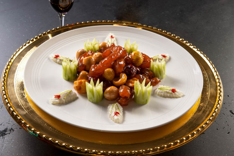 板栗烧蹄筋图片