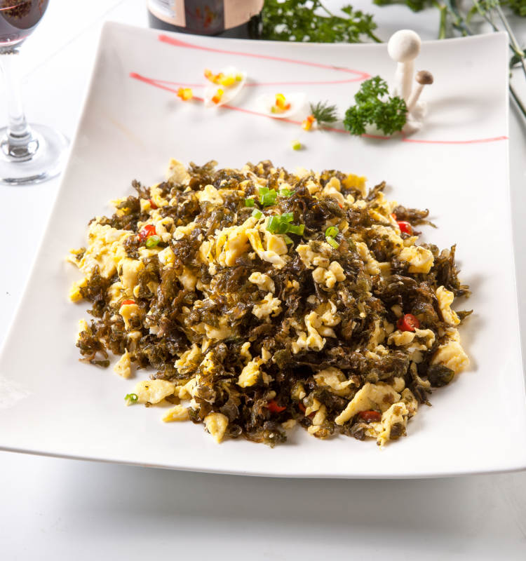 地皮菜炒鸡蛋图片