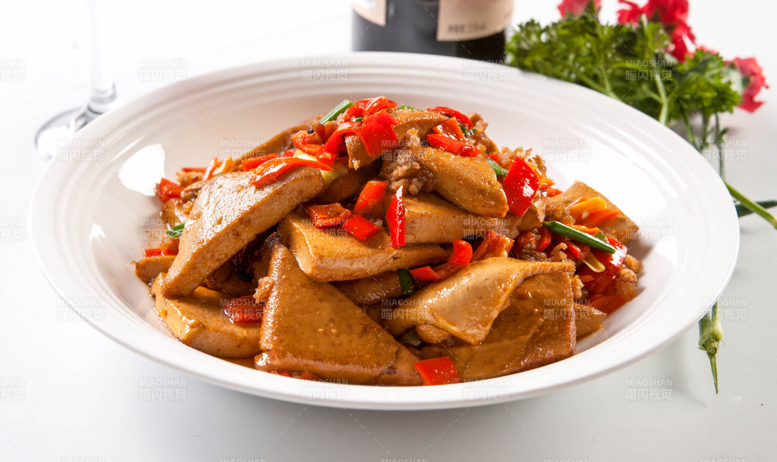 香辣千页豆腐图片