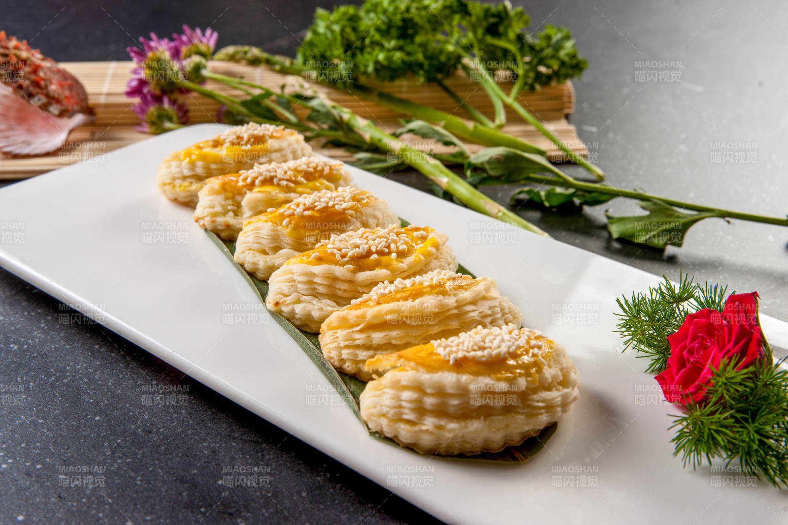 香烤美味榴莲酥图片