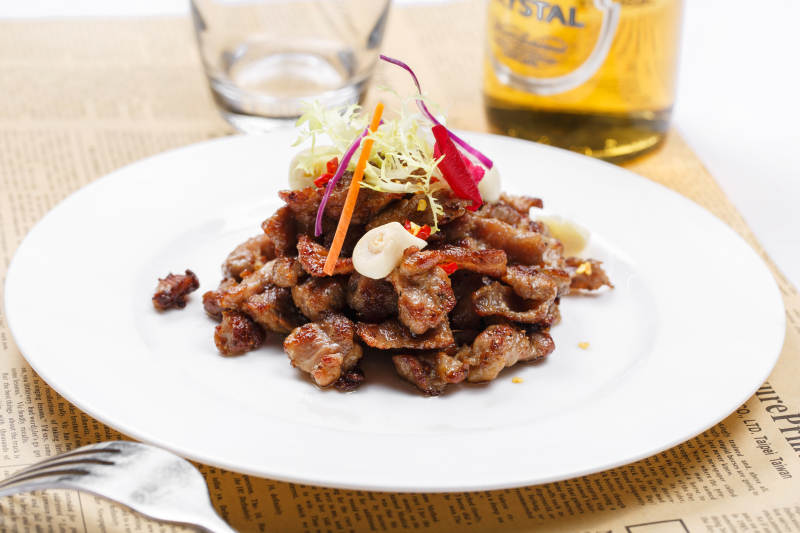 法式铁板蒜香牛舌图片