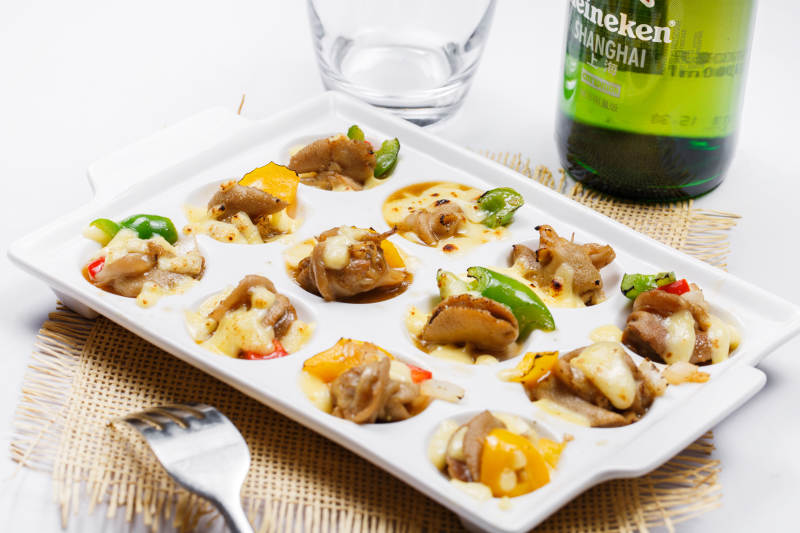 日式铁板芝士焗蜗牛图片