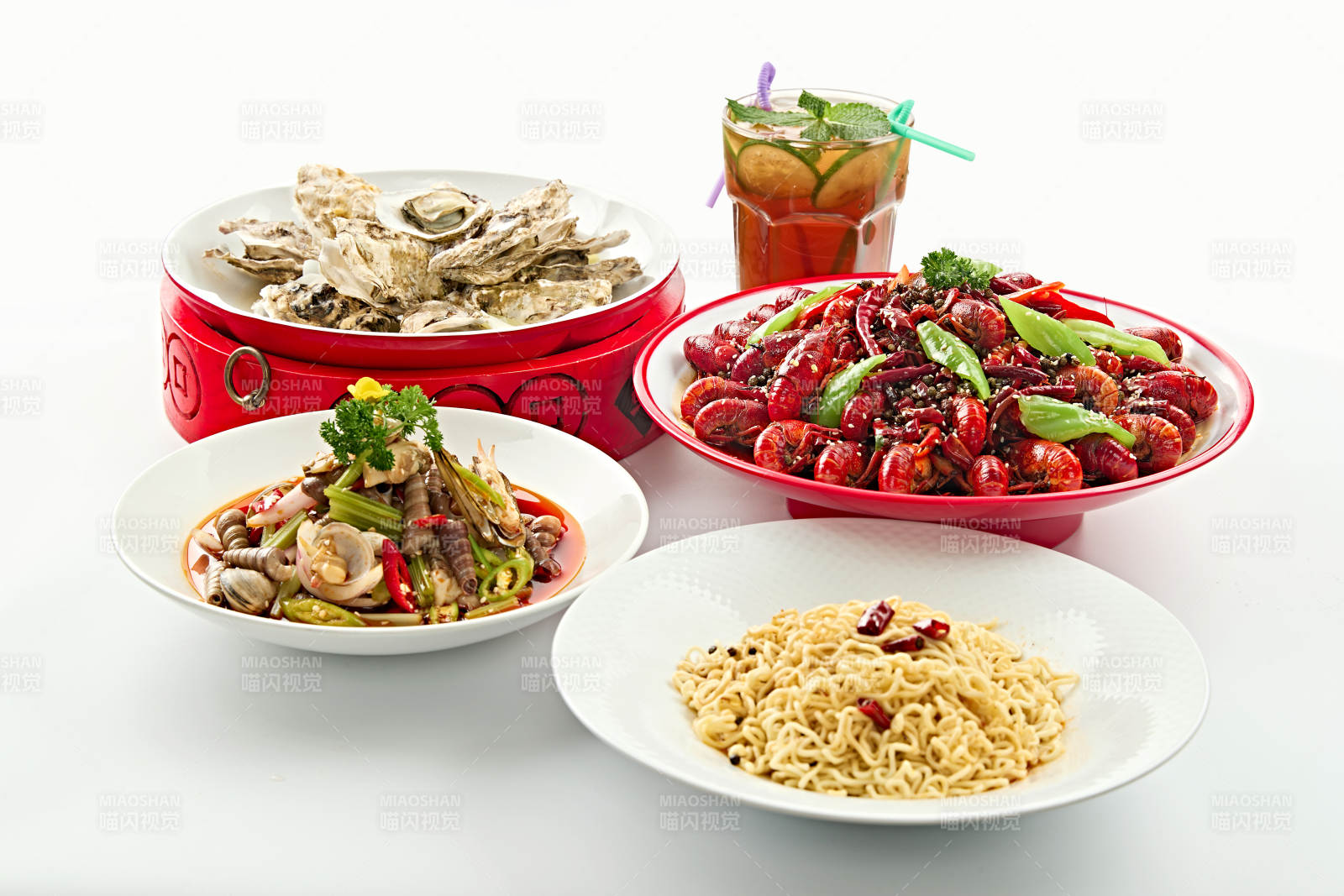 夏季大排档美食套餐海鲜美食图片