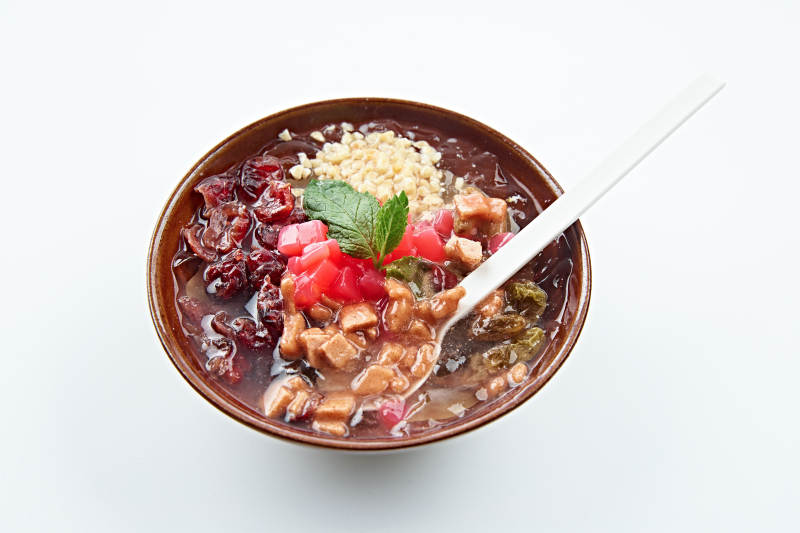 川渝美食受挫什锦冰粉图片