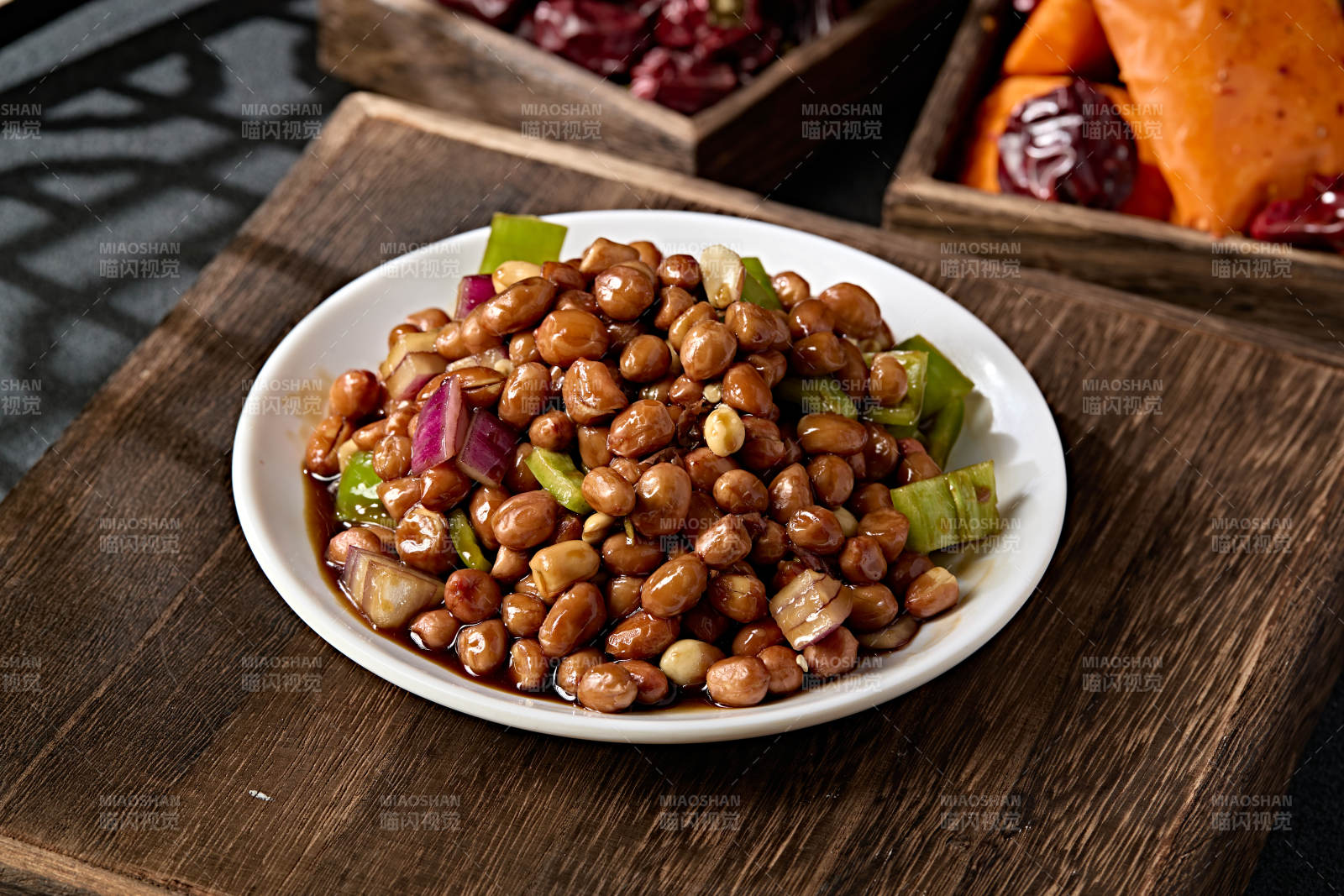 下酒小菜老醋花生米图片