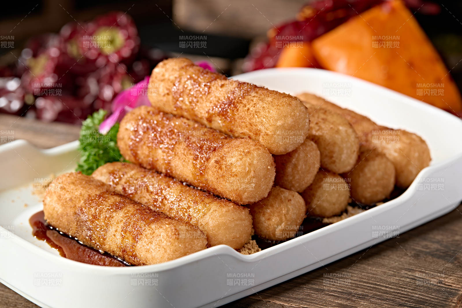 美味小吃红糖滋粑图片