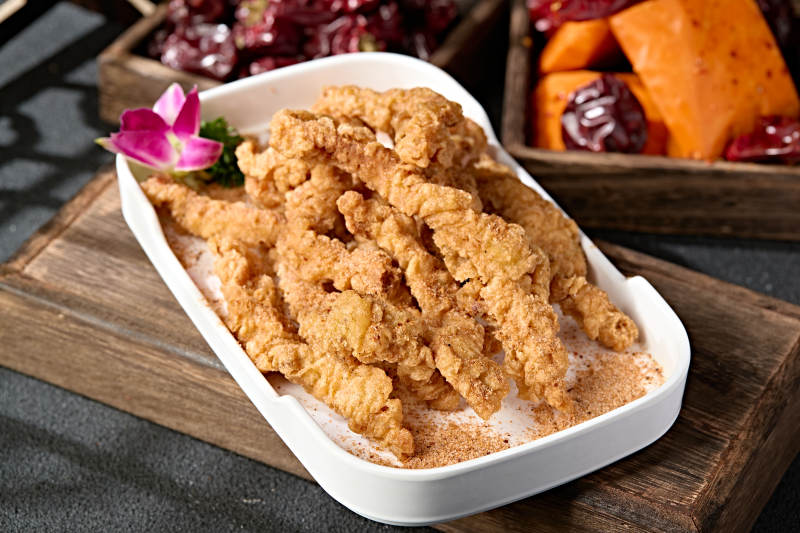 火锅食材油炸小酥肉图片