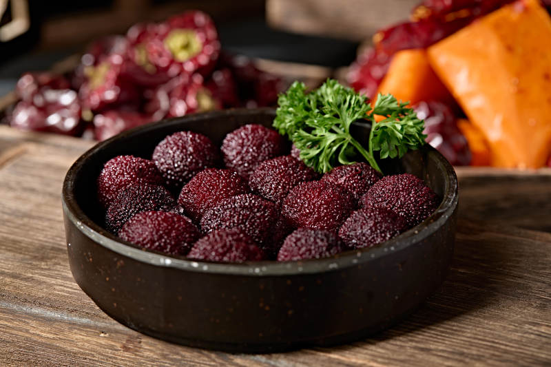 甜品水果糖水腌渍杨梅果图片