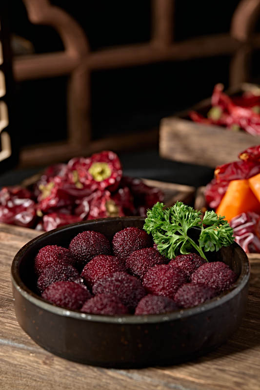 甜品水果糖水腌渍杨梅果图片