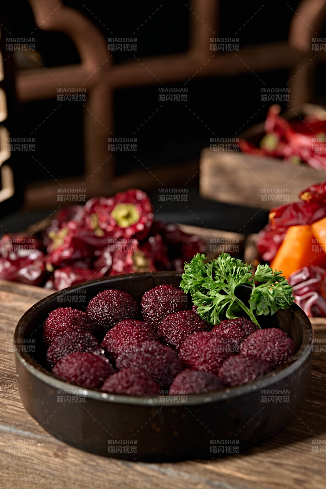 甜品水果糖水腌渍杨梅果图片