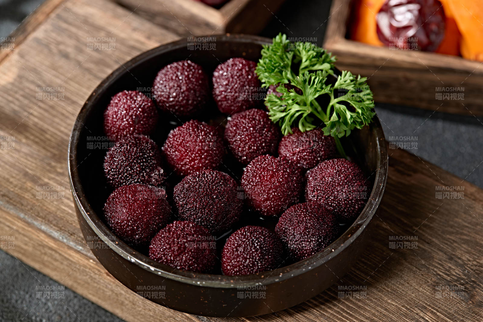 甜品水果糖水腌渍杨梅果图片