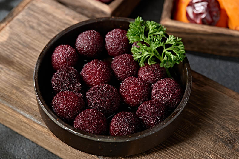 甜品水果糖水腌渍杨梅果图片