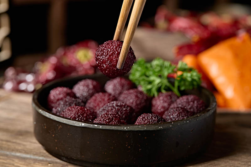 甜品水果糖水腌渍杨梅果图片