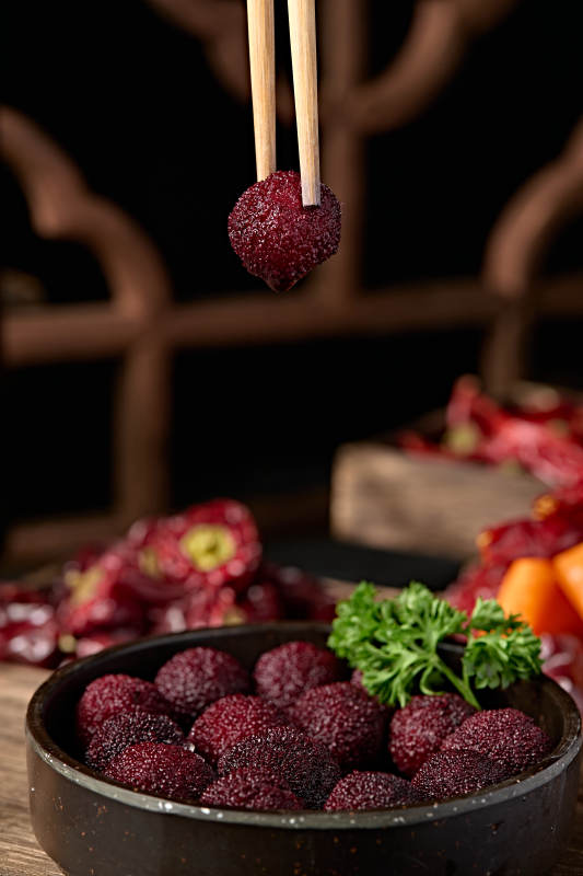 甜品水果糖水腌渍杨梅果图片