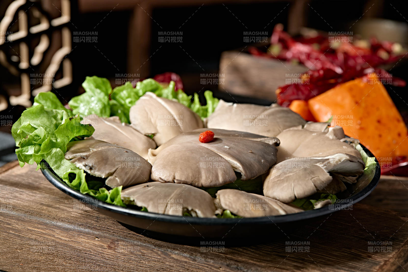 火锅食材油蘑菇平菇图片