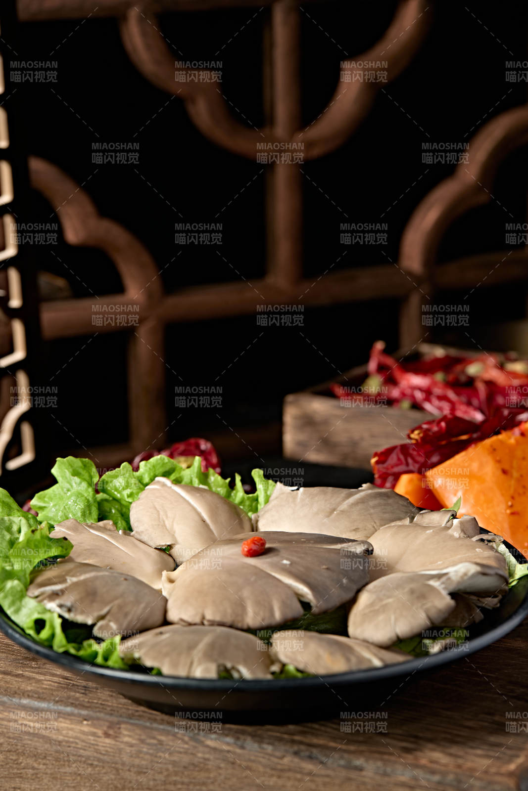 火锅食材油蘑菇平菇图片