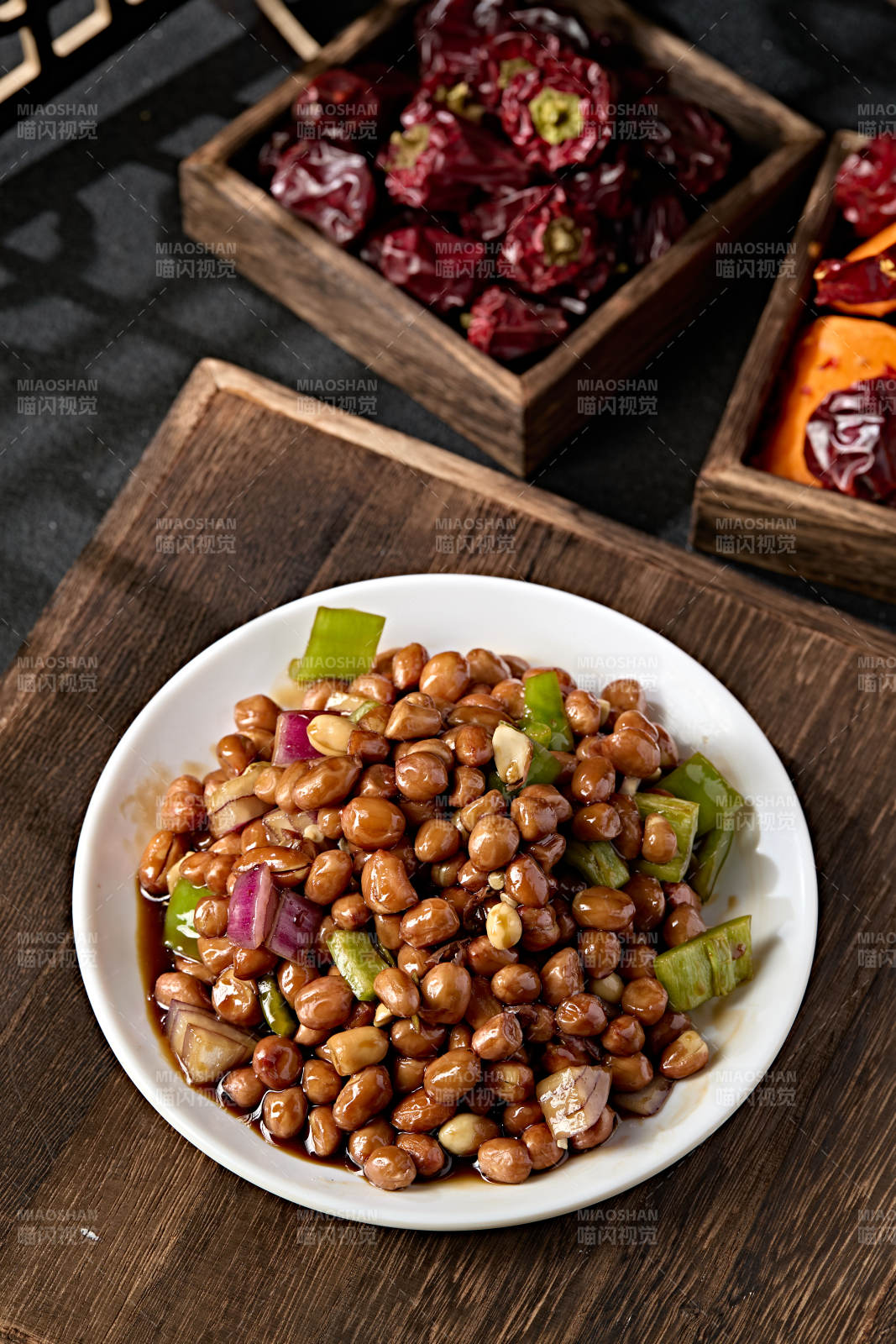 下酒小菜老醋花生米图片