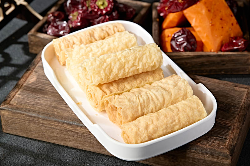 火锅食材油炸响铃卷图片