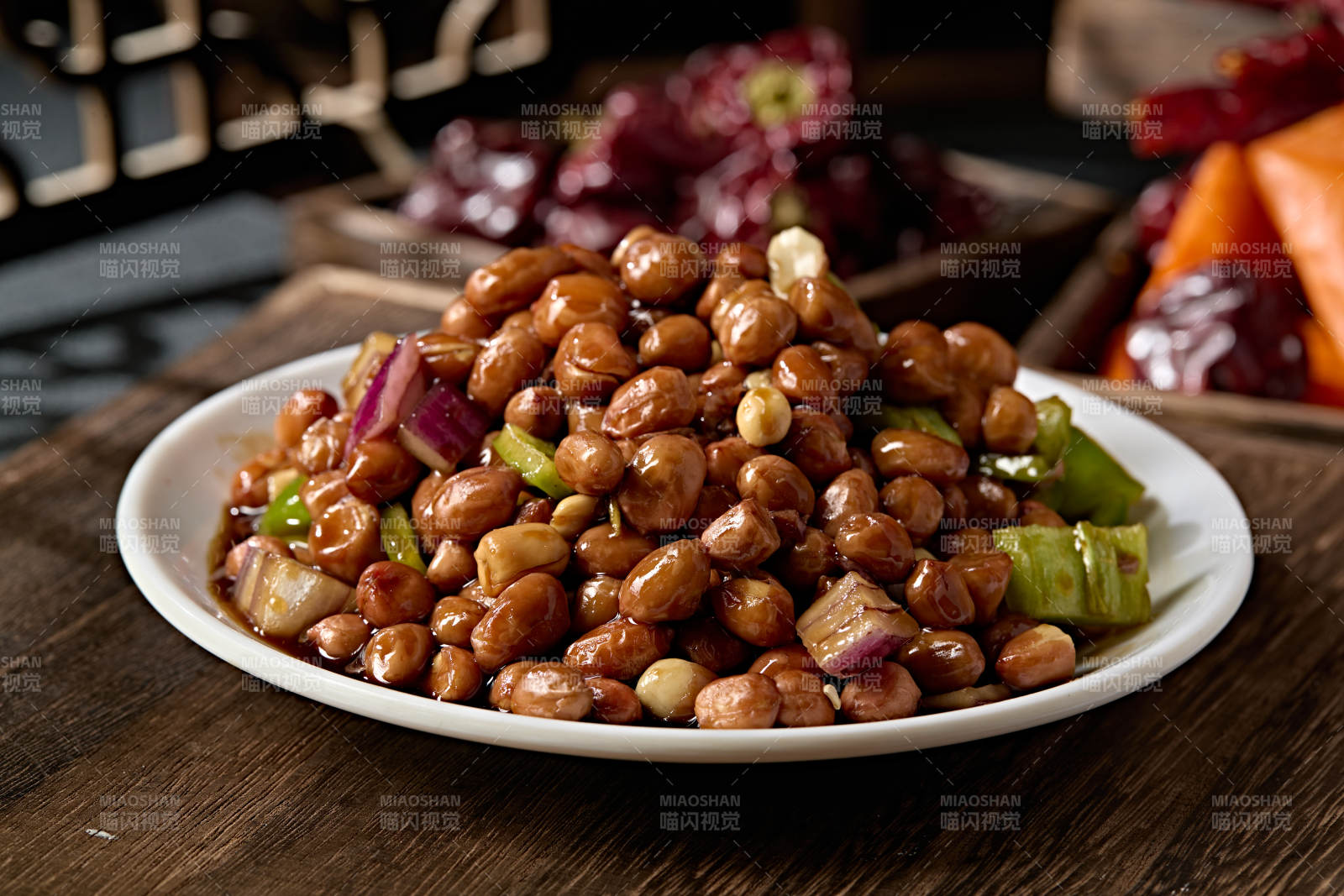 下酒小菜老醋花生米图片