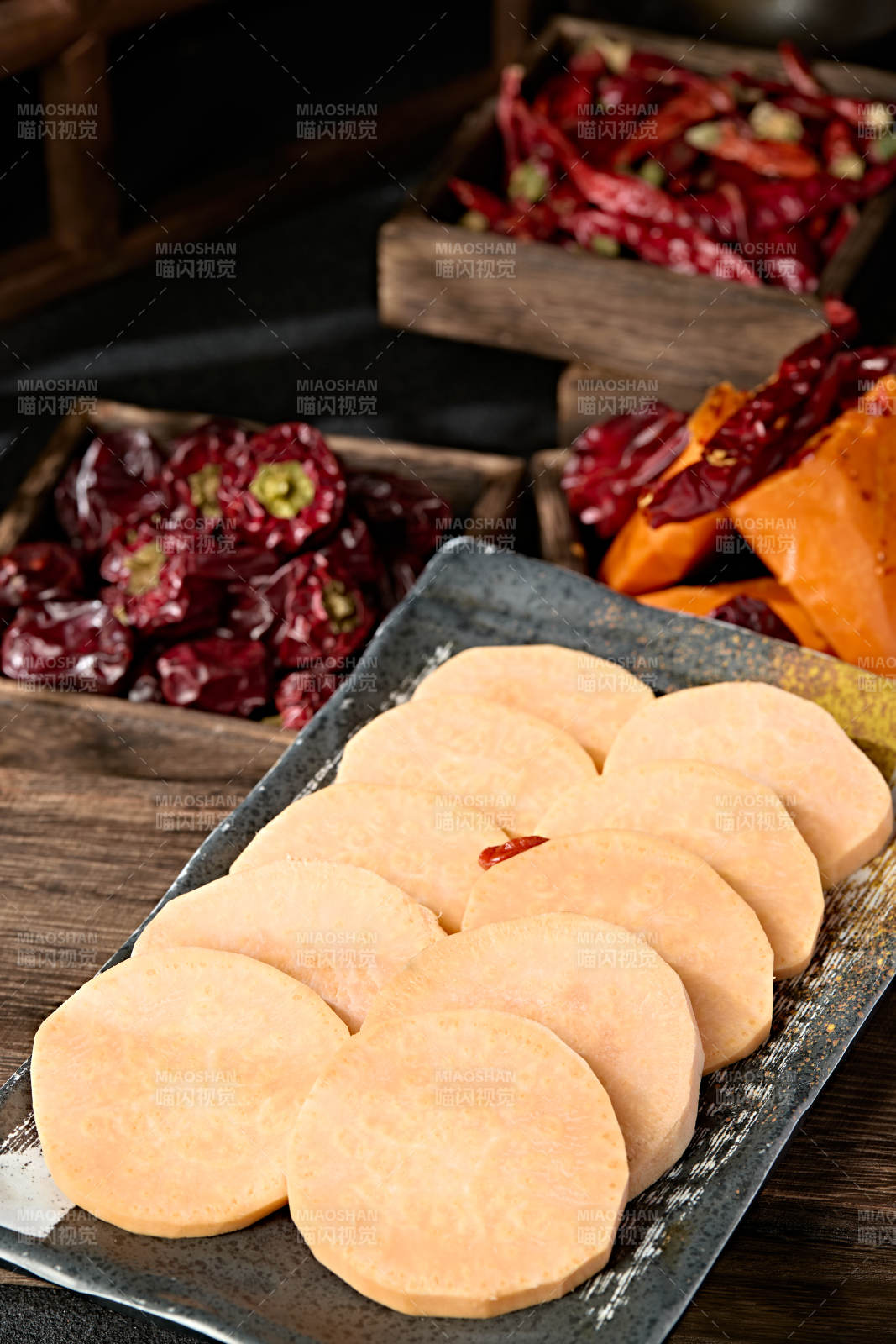 新鲜红薯切片图片