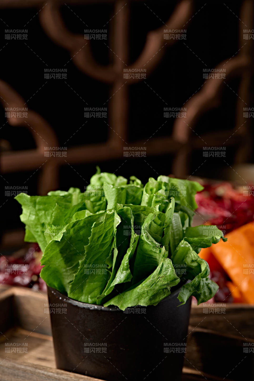 新鲜的油麦菜图片