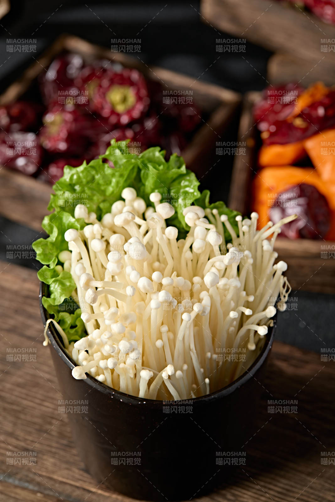 新鲜食用菌金针菇图片