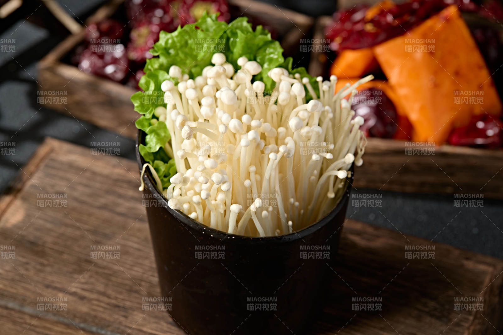 新鲜食用菌金针菇图片