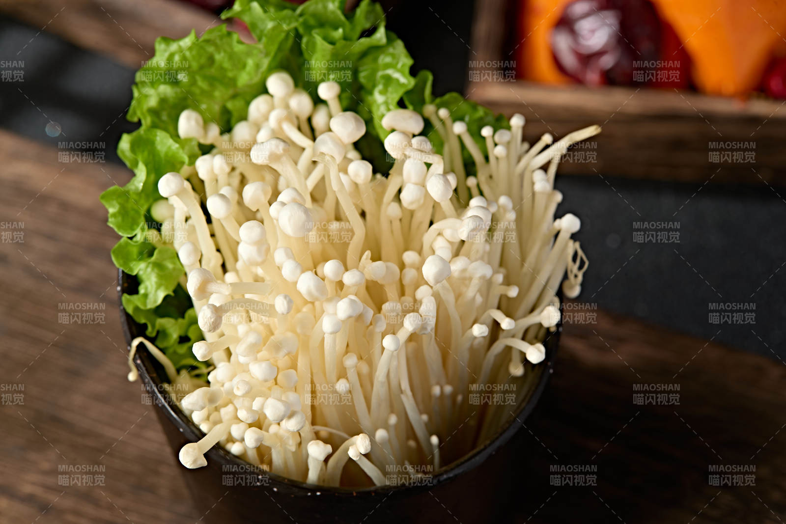 新鲜食用菌金针菇图片