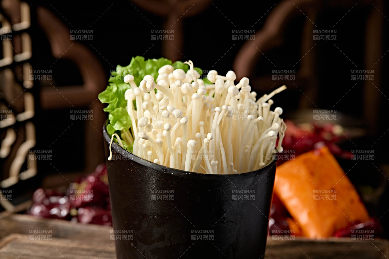 新鲜食用菌金针菇图片