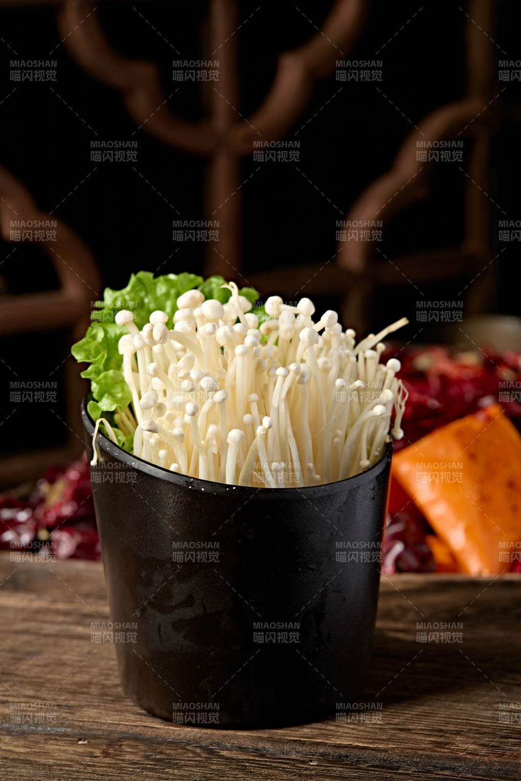 新鲜食用菌金针菇图片