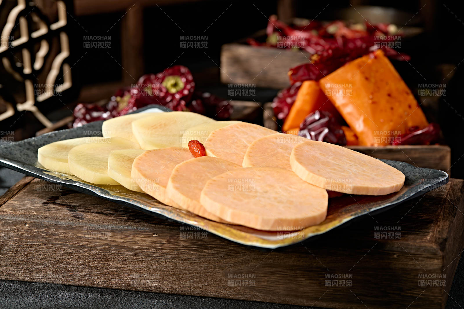 红薯片土豆片双拼图片