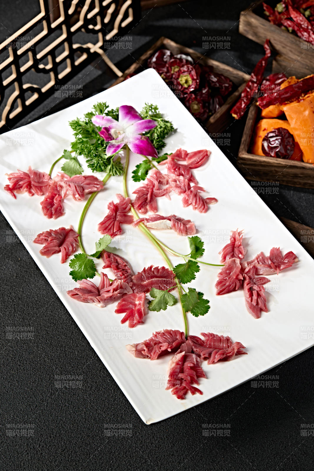 火锅涮品食材鲜切鸡胗图片