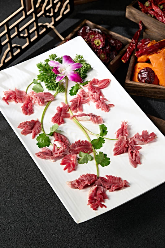 火锅涮品食材鲜切鸡胗图片