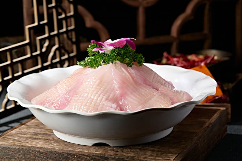 川渝火锅涮品食材鲜鱿鱼身鱿鱼板图片